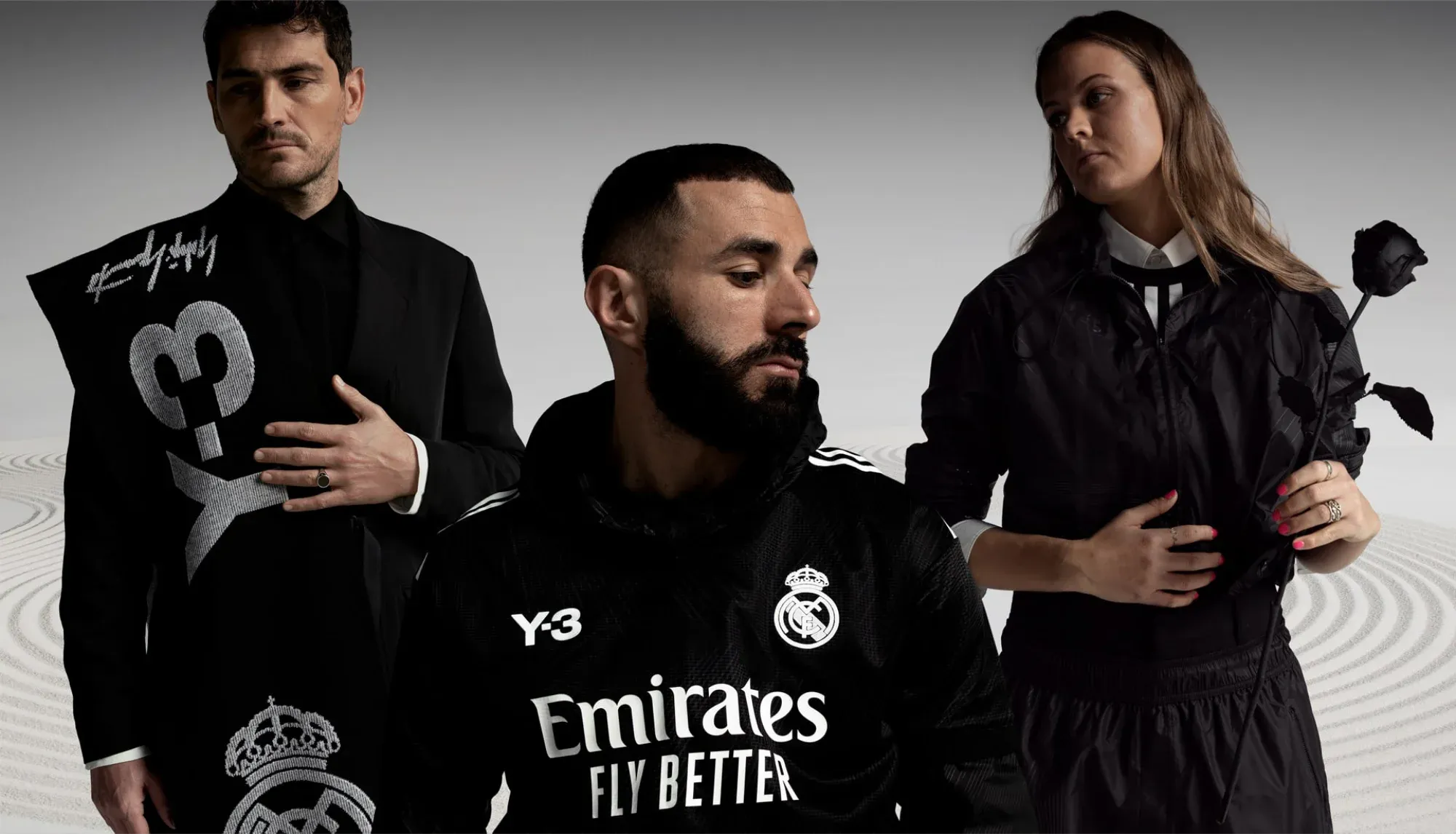 Yohji Yamamoto collection for Real Madrid in 2022 (Source: Soccerbible)