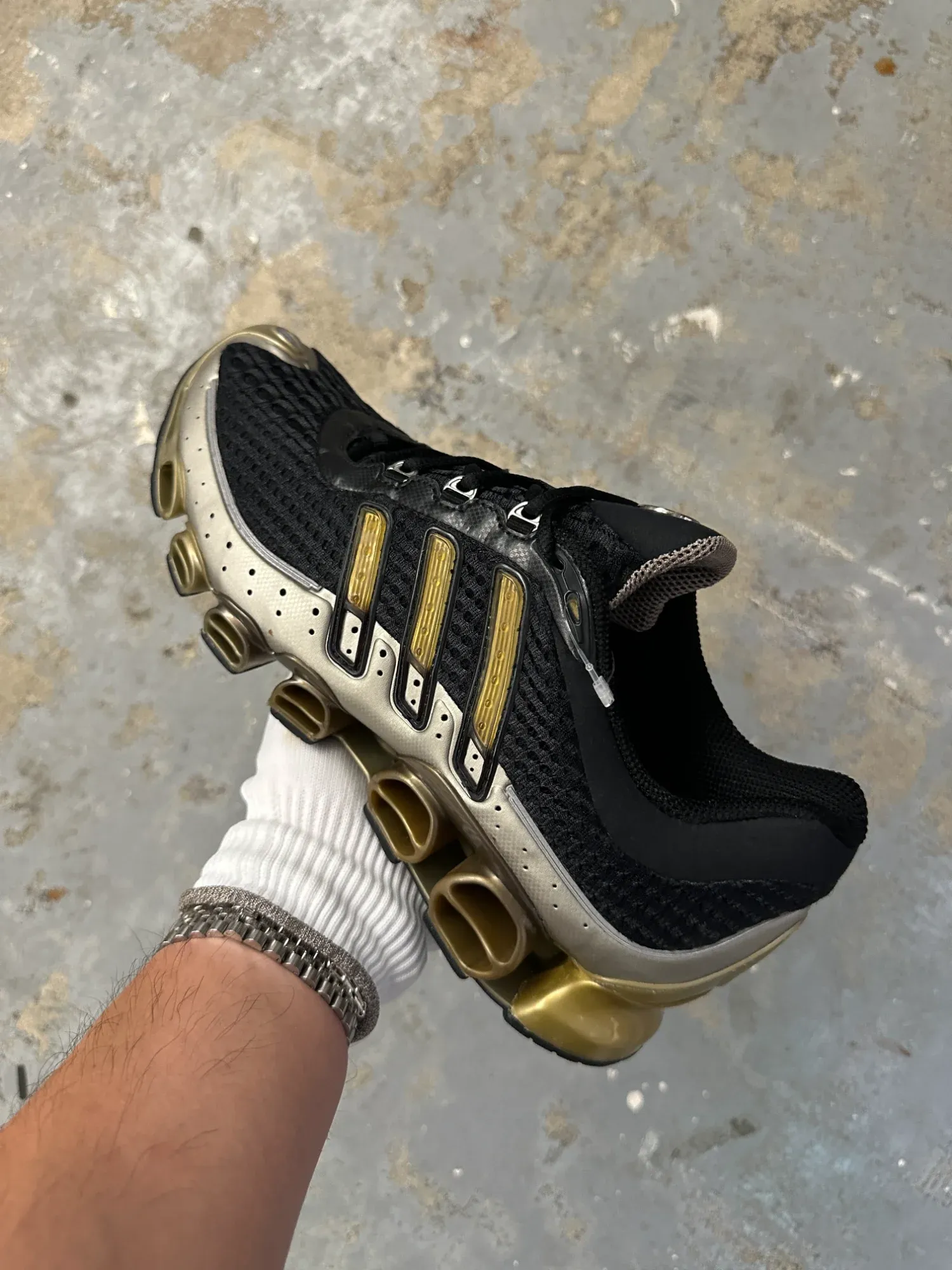 adidas Megaride e3 OG at JAH JAH Showroom during PFW 2025 (Source: ARCHIVE.pdf)