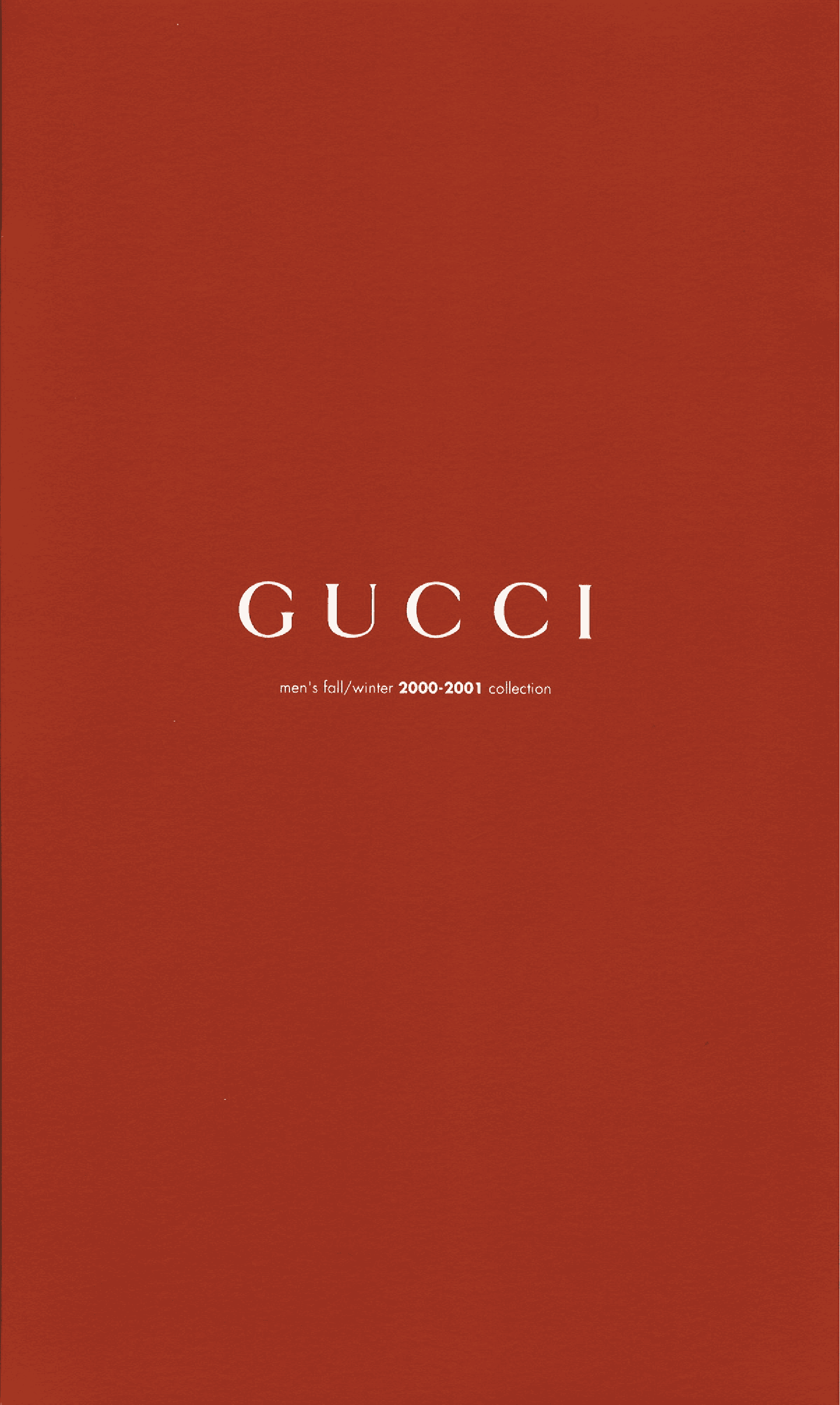header photo from 'Gucci A/W00 Menswear Lookbook'