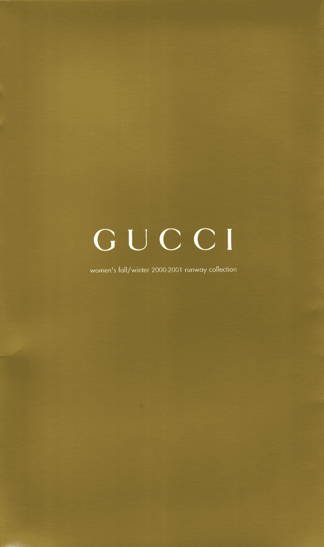 Cover photo for 'Gucci A/W00 Womenswear Lookbook' by Gucci