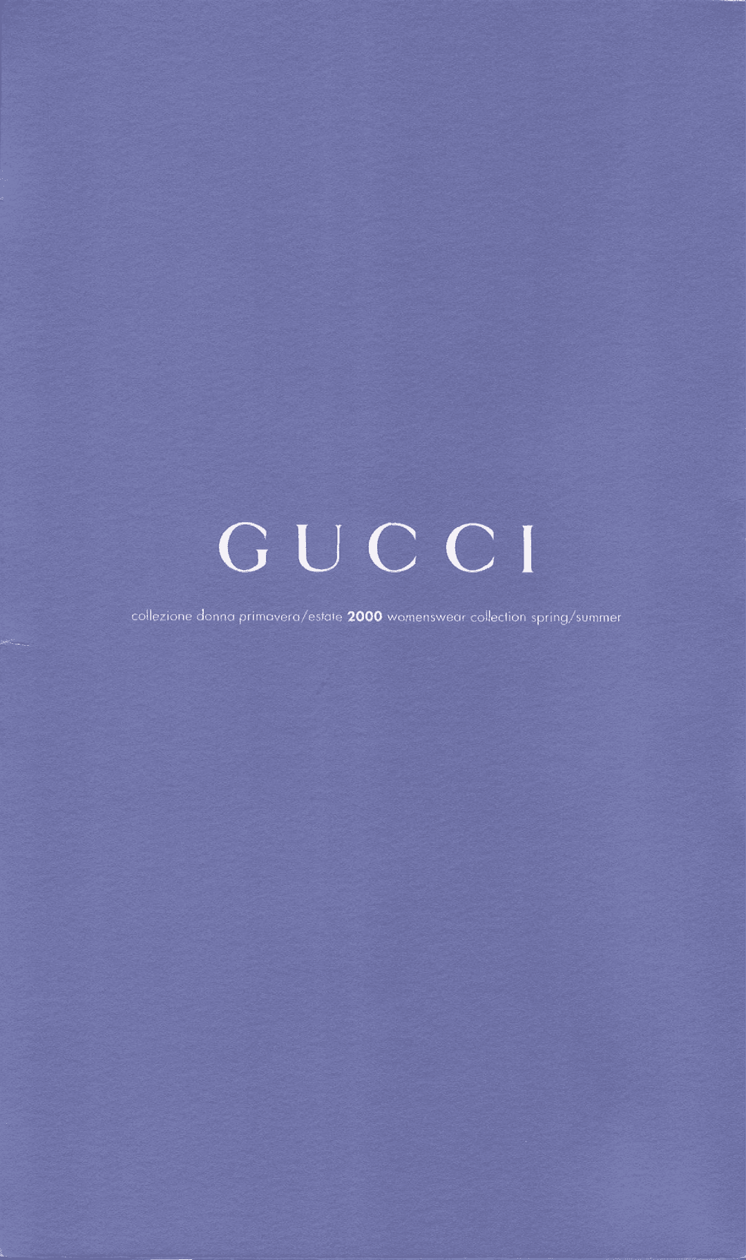 Cover photo for 'Gucci S/S00 Womenswear Lookbook' by Gucci