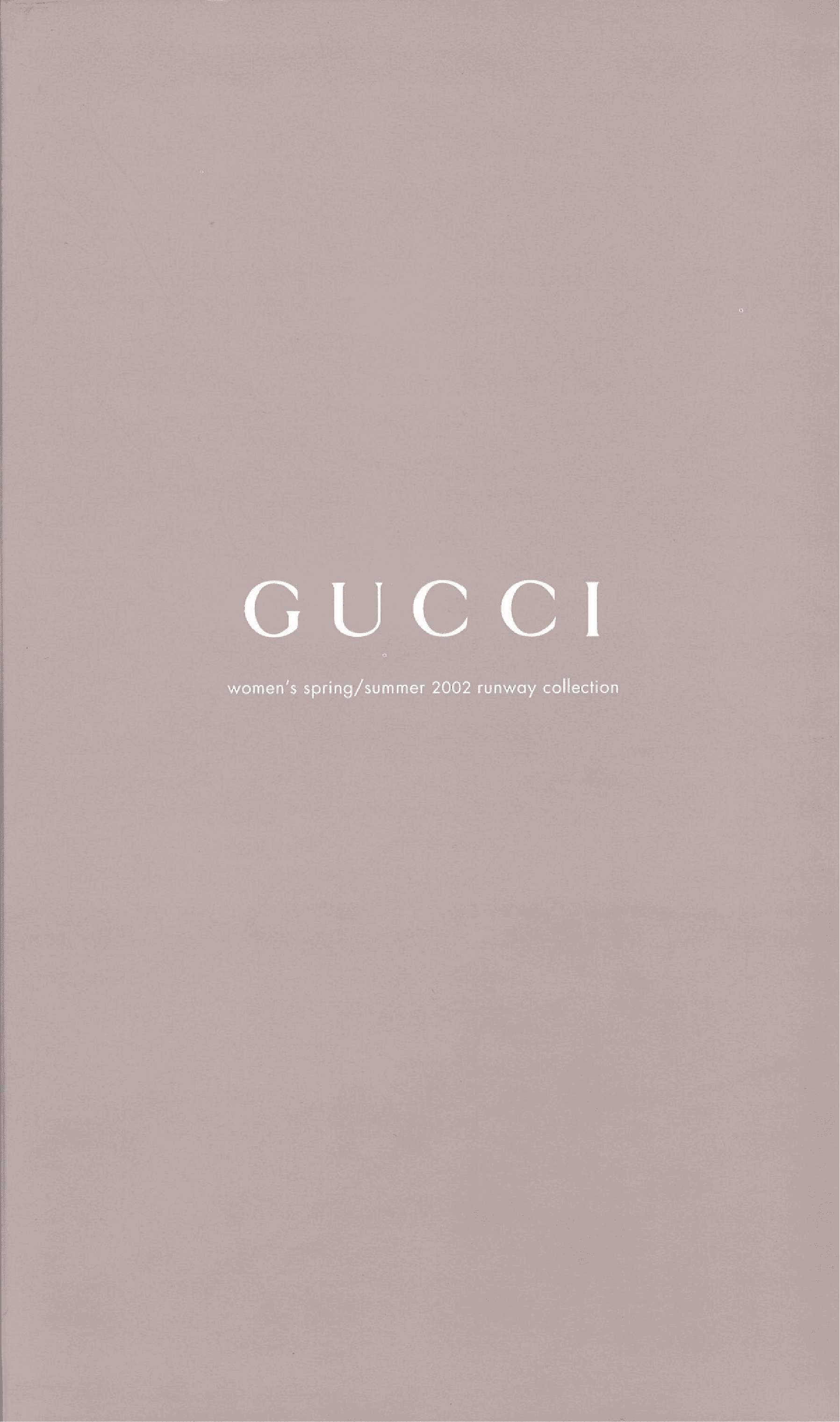 header photo from 'Gucci S/S02 Womenswear Lookbook'