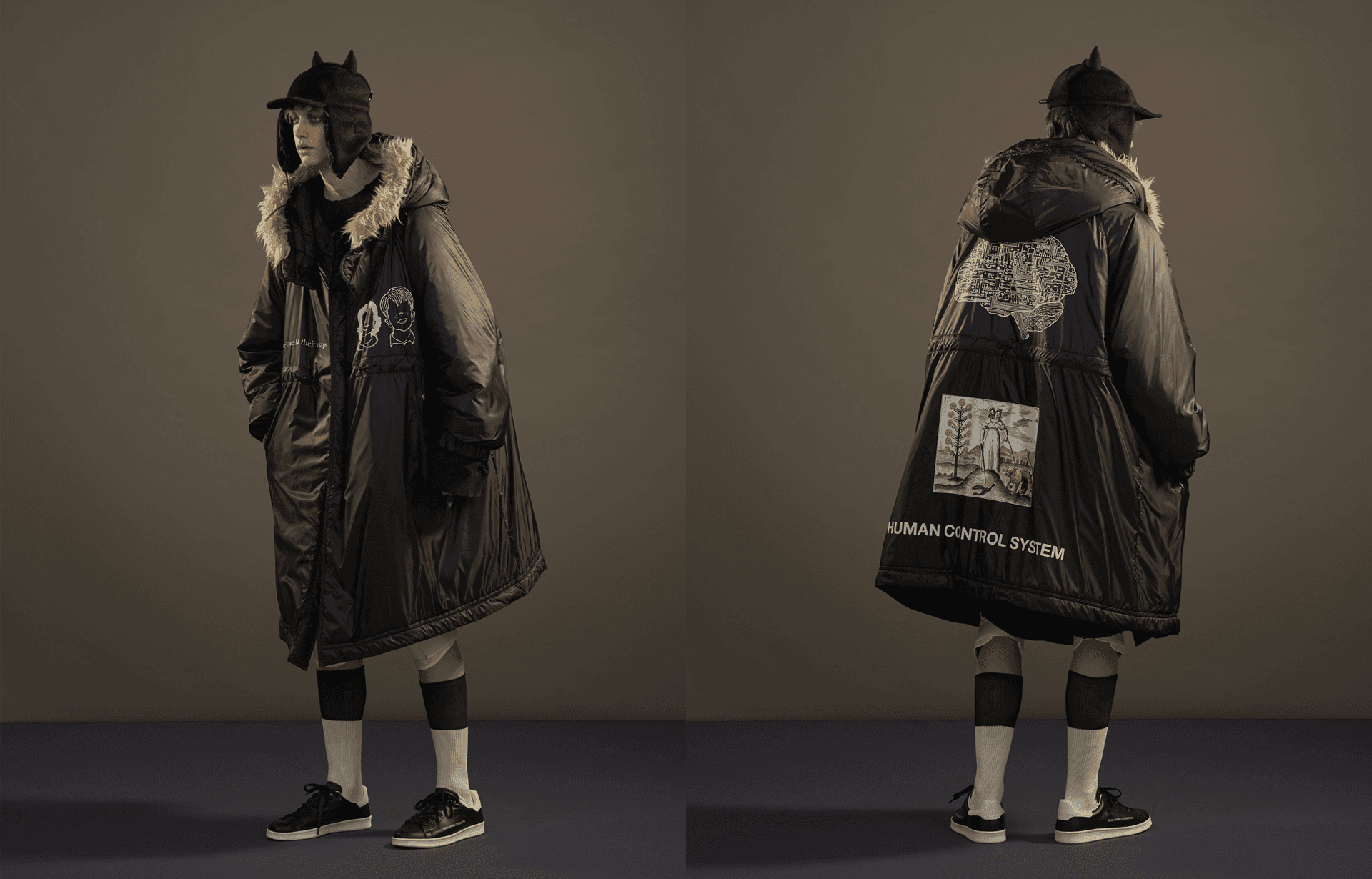 Undercover A/W 2018 'BRAINWASHED GENERATION'. Original Source: Undercover Website.