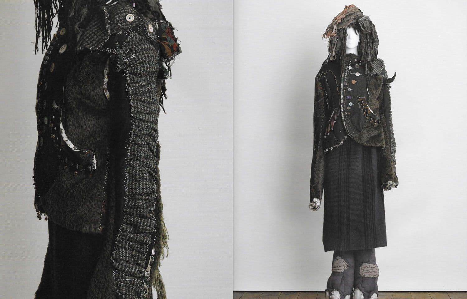 Undercover A/W 2004 'But Beautiful' runway looks. Original Source: Labyrinth of Undercover, 2015.