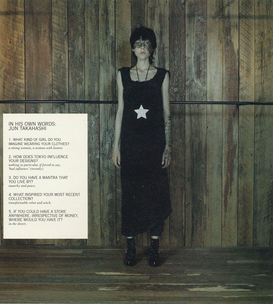 A/W 2002 'Witches Cell Division' editorial feature. Source: The Knot Theory.