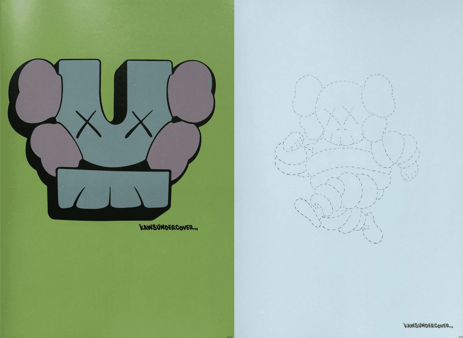 Kaws and Undercover collaborative graphics