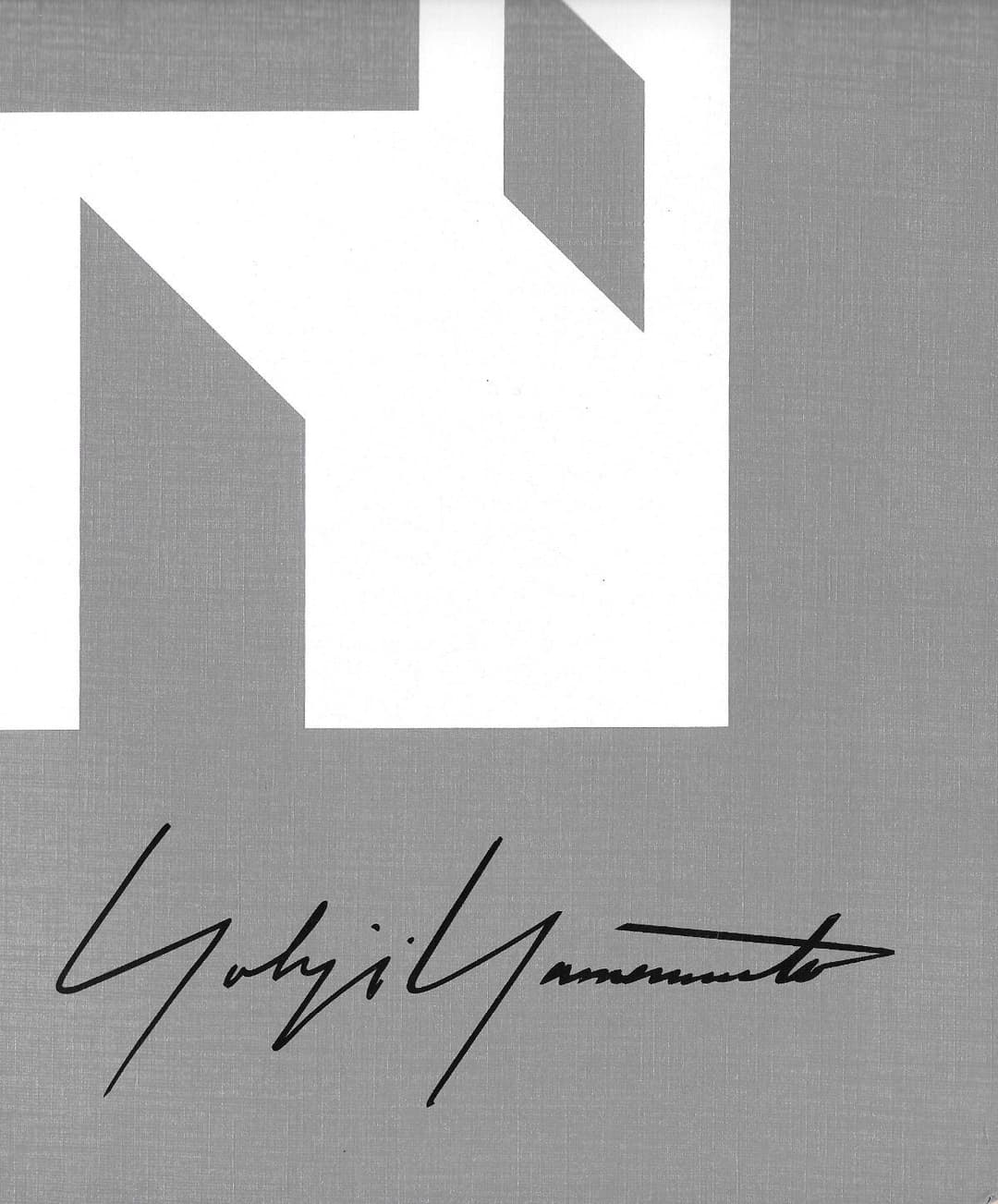 Cover photo for 'AW1998 Lookbook' by Yohji Yamamoto