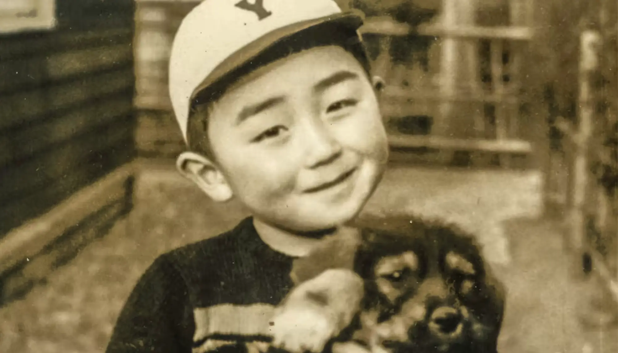 Yohji Yamamoto as a student at Okubo Elementary School (Source: Nikkei Asia)